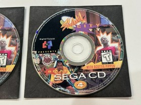 Slam City w Scottie Pippen (Sega CD) CIB Complete w Manual + Reg + Tattoo EX/NM
