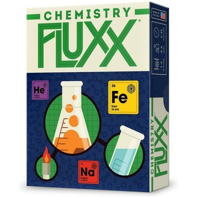Chemistry Fluxx | Brettspiel | Alter 8+ | 2 bis 6 Spieler | 5 bis 30 Minuten Spielzeit