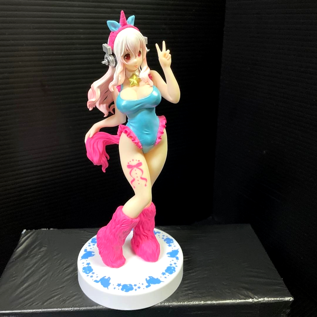 SUPER SONICO スペースポリス フィギュア ブルーver. Super Sonico Unicorn Blue Pearl Concept Figure Japan Limited Rare