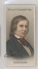 1911 Wills Musical Celebrities Tobacco Robert Schumann #13 yj7