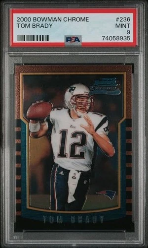 2000 Bowman Chrome Tom Brady RC #236 PSA 9 Mint Rookie GOAT Patriots 🔥