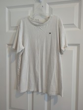 Lot Of 2 Boys Tommy Hilfiger tshirts Size LG 14/16 One Grey And One White