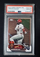 2023 Topps Chrome Update JORDAN WALKER Rookie Debut PSA-10 Gem Mint AZ Cardinals