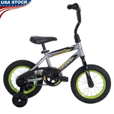 Kids 12 inch Training Wheels Bicycle Ages 3 to 5 Safe Riding Durable Frame New