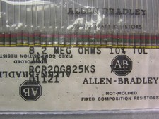 50 MS Allen Bradley RCR20G825KS 8.2 Meg  1/2W 10% Carbon Composition Resistors