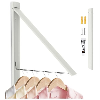 Appendiabiti A Parete Leifheit Airette - Ripiegabile, Argento/Bianco, Per 7 Grucce - Foto 9