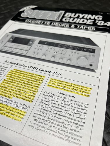 SOUND CANADA BUYING GUIDE '84: HARMAN 
