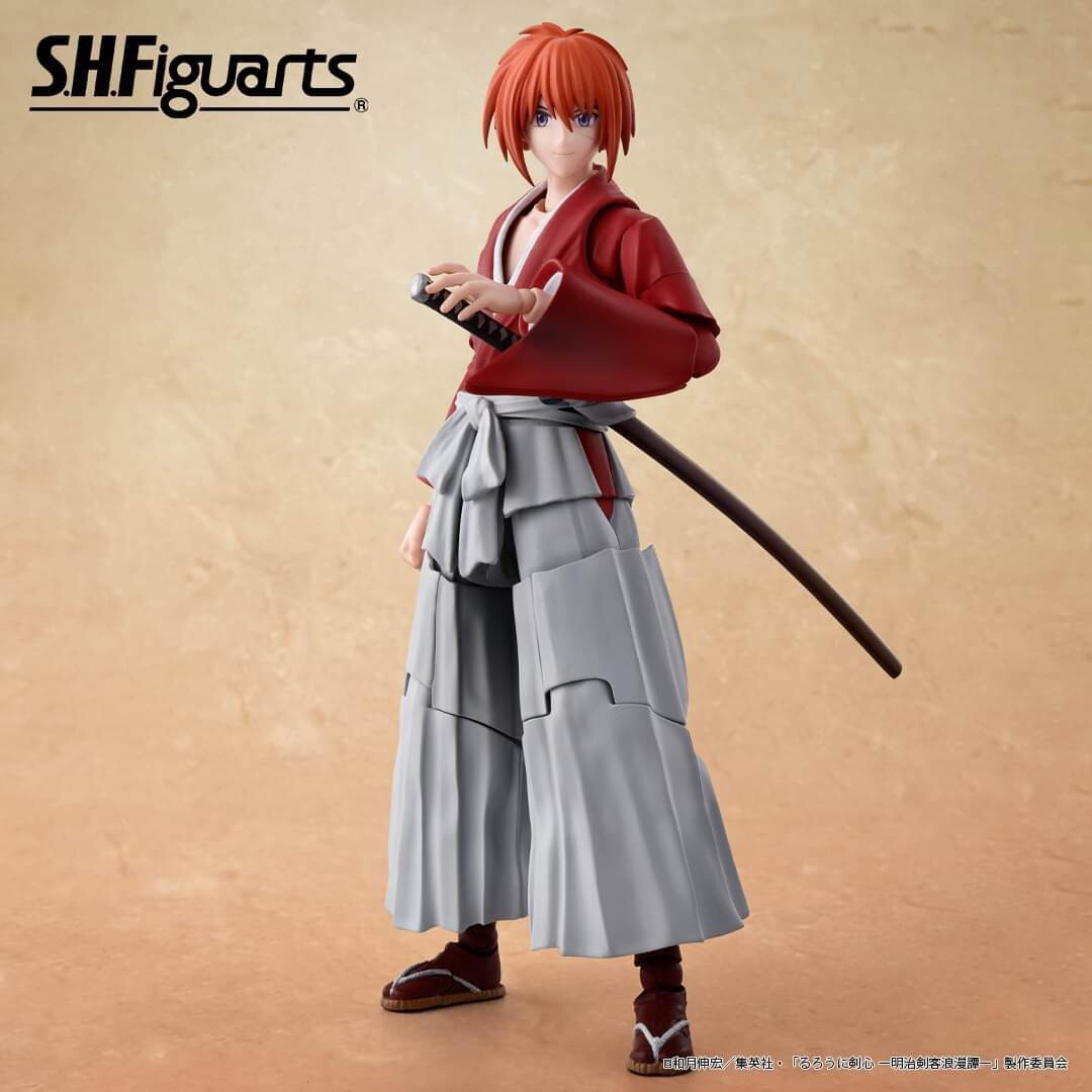 sh figuarts kenshin himura rurouni kenshin meiji swordsman BANDAI