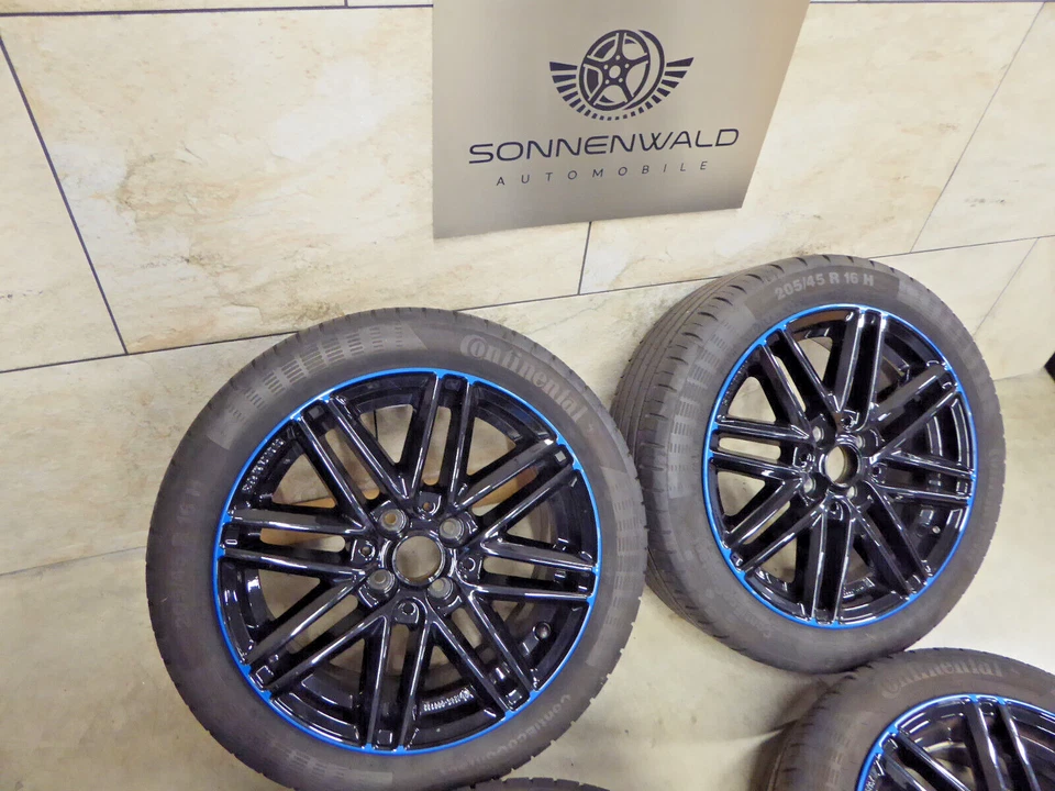 Original Smart Brabus 16" Mercedes W453 Sommerräder DOT2021 7mm H243 - Bild 2 von 4