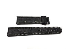 EBERHARD cinturino pelle nera Ref 086 per Aiglon Grande Taille 41030 *ORIGINALE