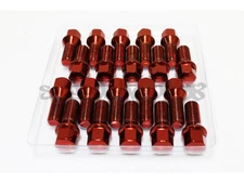 Z RACING 28mm Red LUG BOLTS 12X1.5MM FOR BMW 3-SERIES Cone Seat