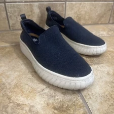 Sofft Pavina Platform Sneakers Slip On Navy Womens Size 8 WS-8