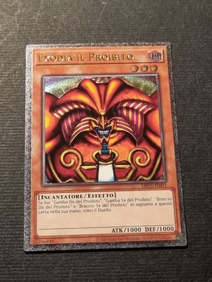 YUGIOH! - EXODIA IL PROHIBITO - OP25 IT001 - RARE ULTIMATE - ITALIENISCH - NEAR MINT