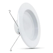 Feit Electric LED Recessed Downlight, fit Most 5-6" Housing Cans, Baffle Trim,