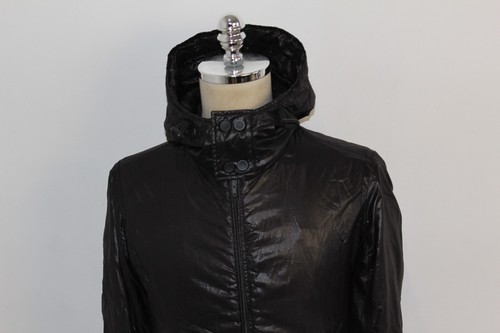 Men's DIESEL Brown Hooded Coat Jacket Size M/L - Picture 6 of 13