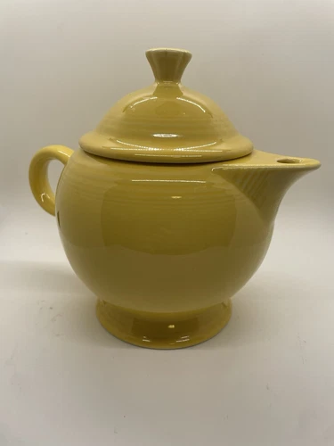 Fiestaware Fiesta HLC Sunflower Yellow 5in Teapot With Lid USA