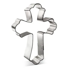 Fancy Cross 5'' Cookie Cutter Metal