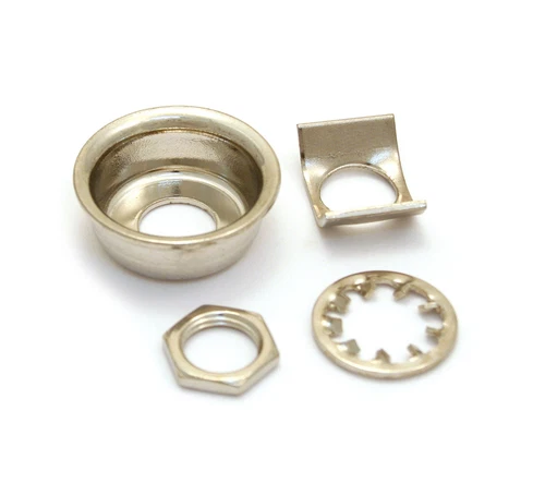 099-1941-000 Genuine Fender Vintage American Tele Nickel Jack Plate Ferrule 