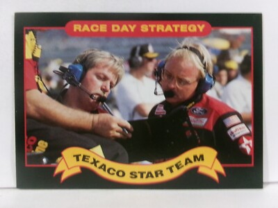 HOFer ROBERT YATES & LARRY MCREYNOLDS : DAVEY ALLISON 1992 Maxx Texaco Star Team