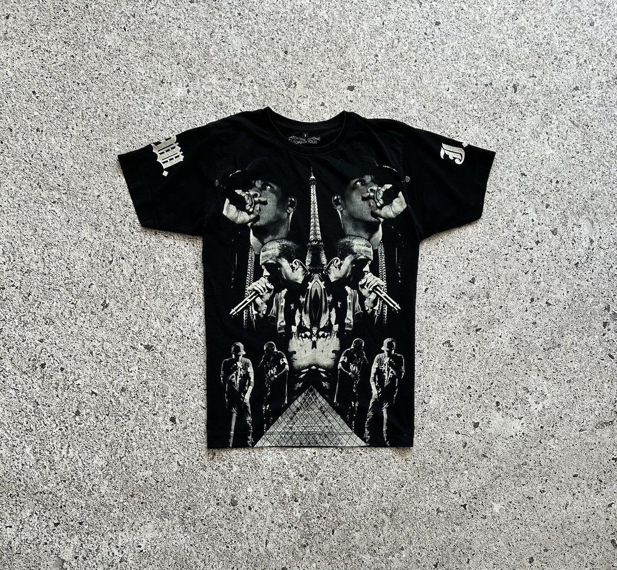 Jay Z Kanye West Watch The Throne Tシャツ M Vintage 2011 Watch The Throne Tour Concert T-Shirt Jay-Z