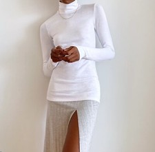 Aritzia Wilfred Free Only Turtleneck Long-sleeve turtleneck in Bitter Sage Sze M