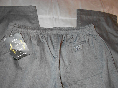 NEW CHEF CODE pants medium M CULINARY 30 x 31 gray men's NWT