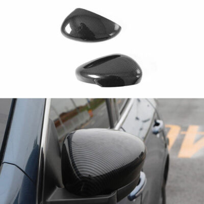For Ford Escape Kuga 2020-22 Carbon Fiber Exterior Rear View Mirror Cover Trim