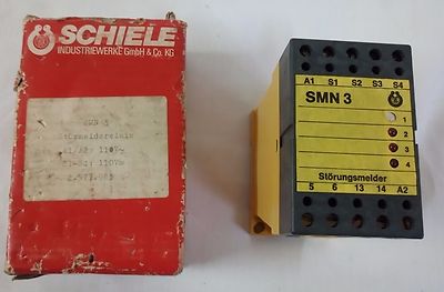Schiele SMN-3 Rilevatore Di Guasto 110VAC - Nuovo Di Magazzino, Modello Tedesco 2.577.983