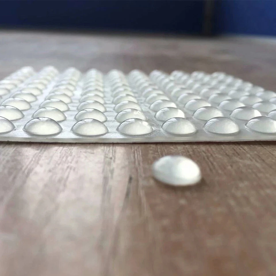 50 Elastikpuffer Gummifüße Gummipuffer Schutzpuffer Klebefüße Glasplatten Füße - Bild 3 von 4