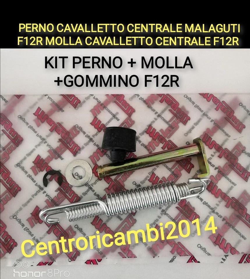 MALAGUTI F12R PERNO CAVALLETTO CENTRALE MALAGUTI F12 R MOLLA CAVALLETTO CENTRALE F12R
