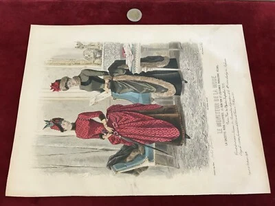 gravure de mode ancienne N 42 - Photo 1/2