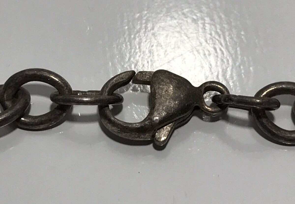 Vintage 925 Solid Sterling Silver ROLO CABLE LINK… - image 8