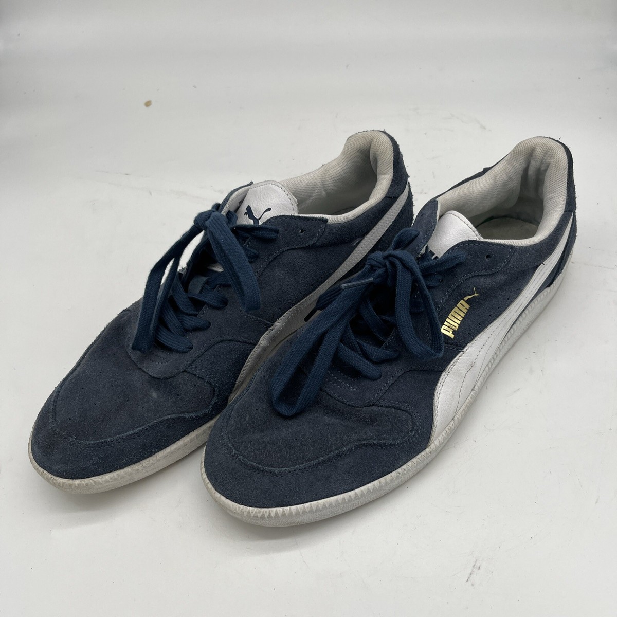 Puma ICRA Trainer 356222-01 Black/White Suede & Leather Shoes Mens Size 8 40450001_1.jpg?v=1767205113 main image 2