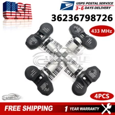 36236798726 New 4X TPMS Tire Pressure Sensor For 2008 2009 BMW Mini 433MHz