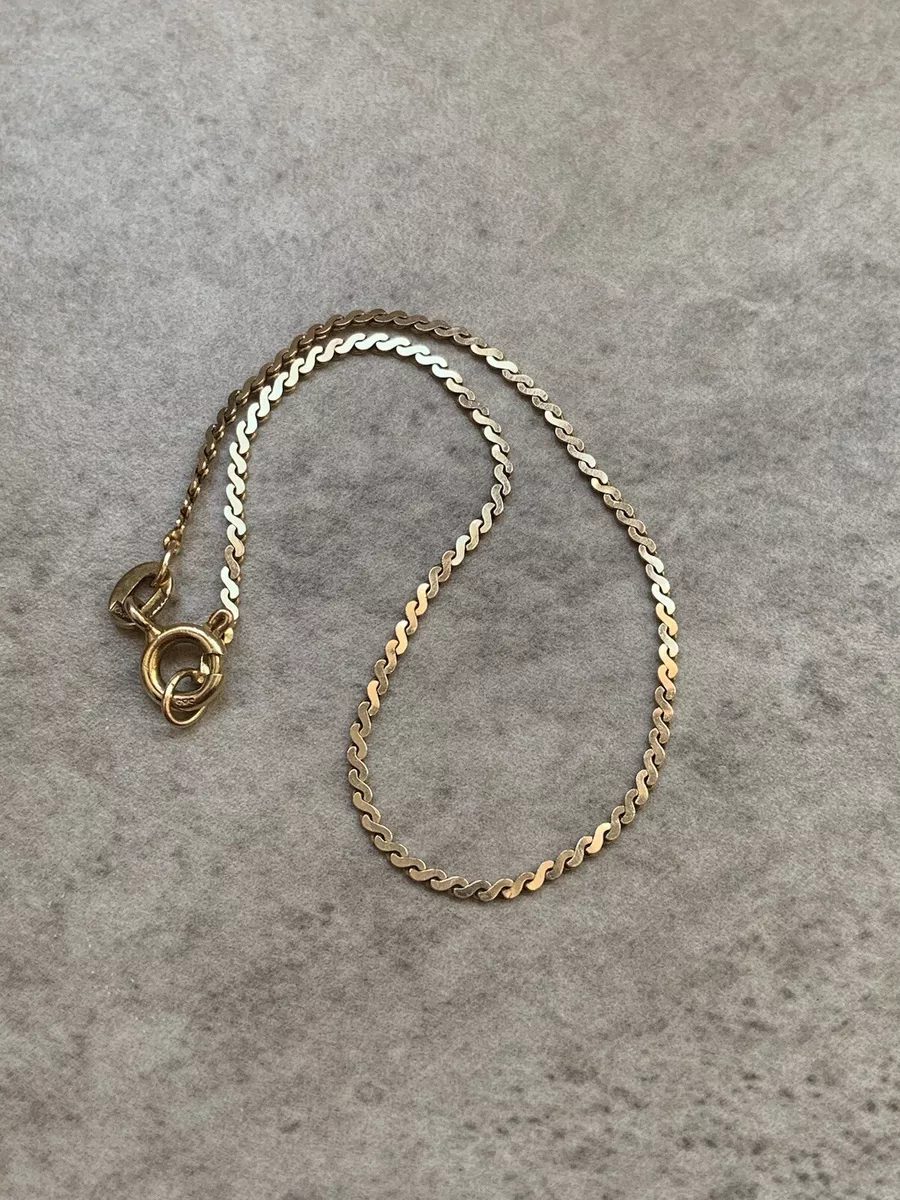 7 inch sale gold chain bracelet
