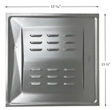 FLAME TAMPER For Blackstone gas Tailgater Griddle Grill #1555   15 3/16 X 15 1/8