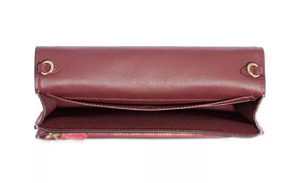 Coach foldover card case sale