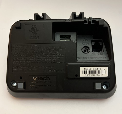 Oryginalna podstawa stacji ładującej V-tech i słuchawka CS-6419-16 W moc dobry stan - Zdjęcie 2 z 5