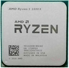 AMD Ryzen 5 1600X CPU R5 3.6 GHz Processors 6-Cores 16 MB Socket AM4 Max 4.0GHz