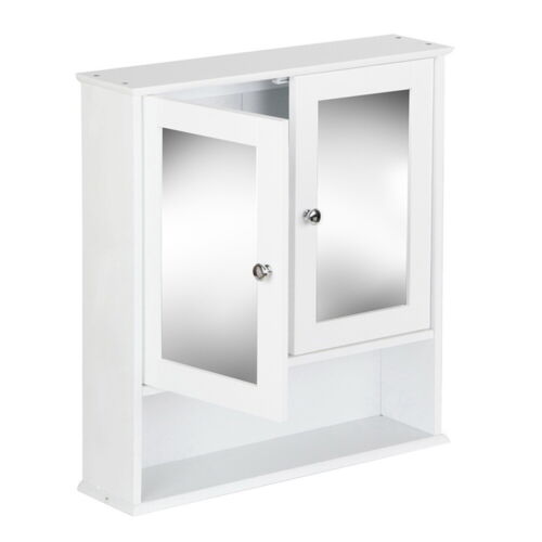 Artiss Bathroom Mirror Cabinet Storage Toilet Cupboard Wall Mounted Shelf - Picture 7 of 8