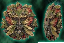Green Man Tree Spirit Small Wall Plaque Summer Solstice Wicca
