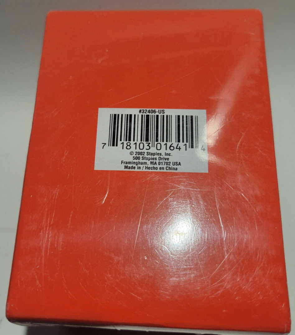 Staples Brand 8cm CD Jewel Cases 25 Pack Multi Colors New & Sealed