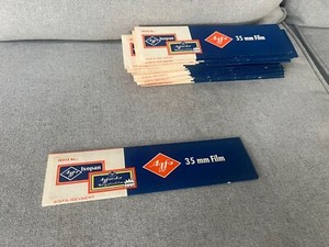 Lot Of (28) Vintage Agfa 35mm Glassine Envelope Negative Strip Holders