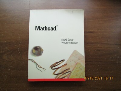 MATHCAD USER'S GUIDE WINDOWS VERSION