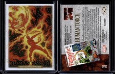 2024 Marvel Masterpieces '92 Platinum - Human Torch - Rainbow #31