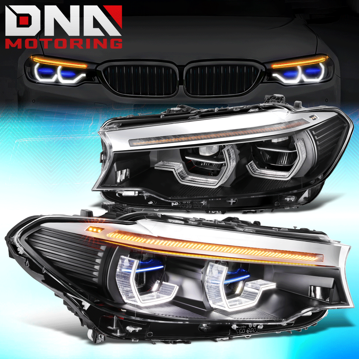 For 2017-2020 BMW G30 3-Stage Sequential LED DRL/Turn Signal