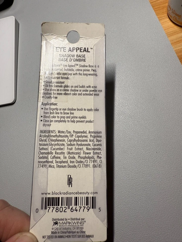 Black Radiance Eye Appeal Shadow Base, Eye Opener 0.21oz CA9351 - Image 2 of 2