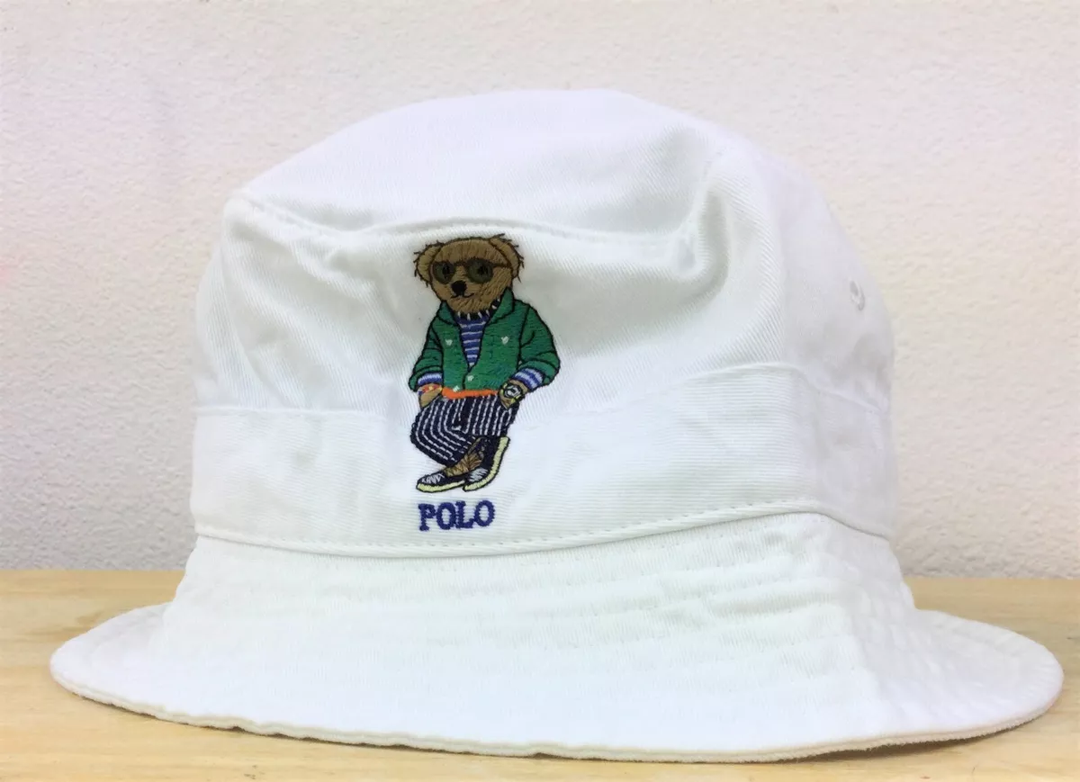 Polo Ralph Lauren Polo Bear Bucket Hat White