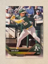 2025 Topps Now Road to Opening Day Zack Gelof Gold Foil 05/25 Athletics
