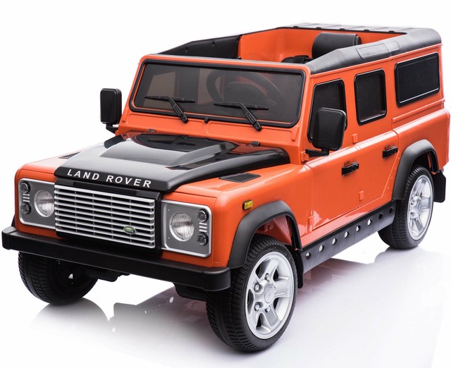 UK Licensed Defender 12v Electric Ride on Jeep with Remote Black
